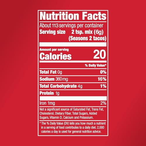 MCCORMICK PREMIUM TACO SEASONING MIX, 24 OZ