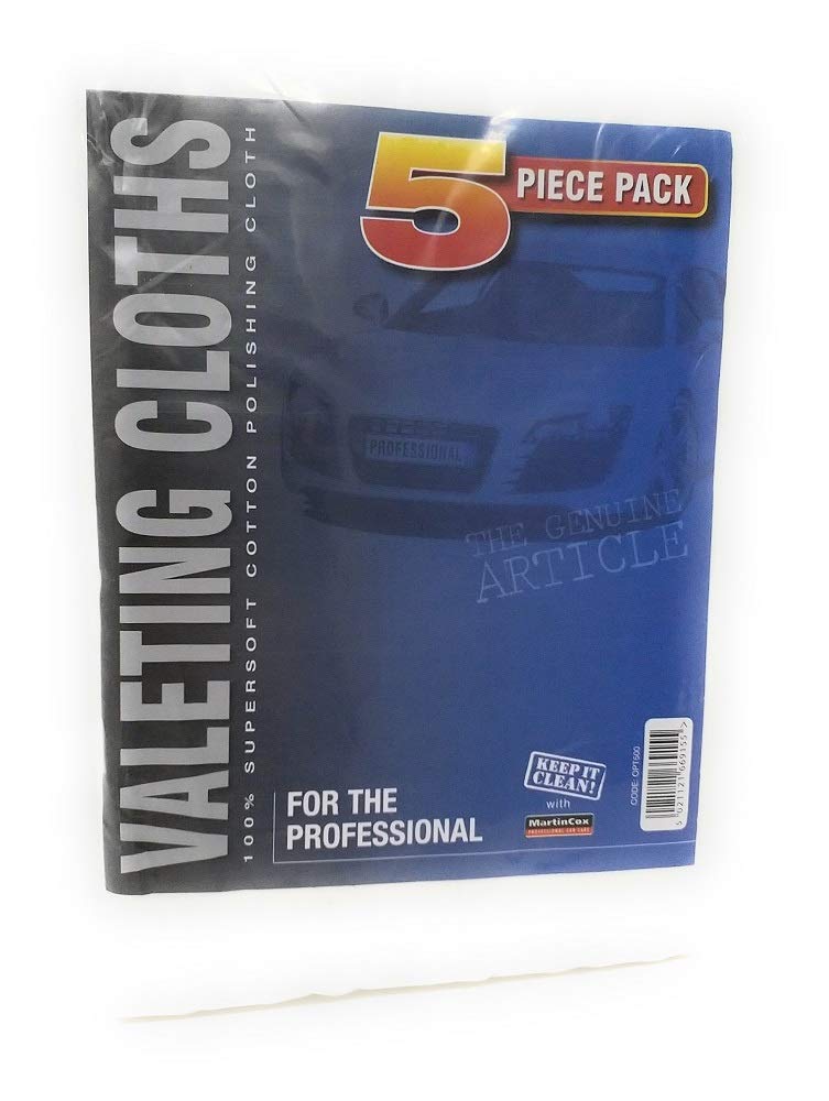 LINT Free VALETING Cloth 5 PER Pack
