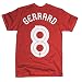 Official Liverpool FC Steven Gerrard Hero T-Shirt (Small)