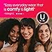 U by Kotex Lightdays Panty Liners, Regular, 129 Count