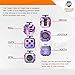 FidgyFidge Fidget Cube Anti-Stress Cube, Anxiety Toy, ADHD Fidget Toy for Better Focus and Stress Relief (Galaxy, Multi-Colored)