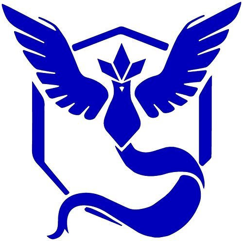 Pokemon go -- team blue (mystic) decal sticker for car/truck/lapt…