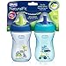 Chicco First Straw Trainer Sippy Cup 9oz 9m+ (2pk) - Teal/Blue