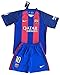 Messi #10 FC Barcelona 2016-2017 Youths Home Kit Shirt & Shorts Navy Blue (11-13 Years Old)