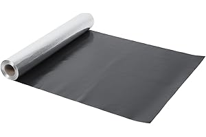 ISXACFF 39in x 32.8ft Self-adhesive Bitumen Roof Waterproofing Membrane Roll, Roof Repair Asphalt Shingle Repair Tape, Self-A