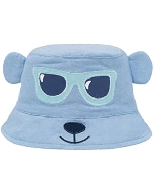 Baby Toddler Kids Breathable Sun Hat Animal Bucket, Stay-On