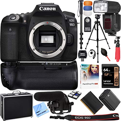 Canon EOS 90D 32.5MP APSC CMOS Sensor Digital SLR 4K Camera (Body