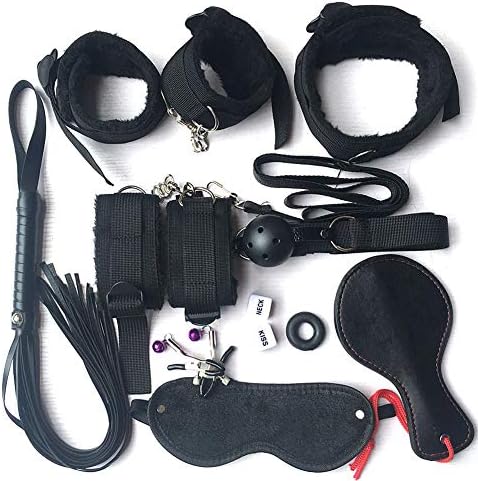 ZBSY Woven with Plush 10 Piece Set - Couple Role Playing - Adjustable Size Binding Toy