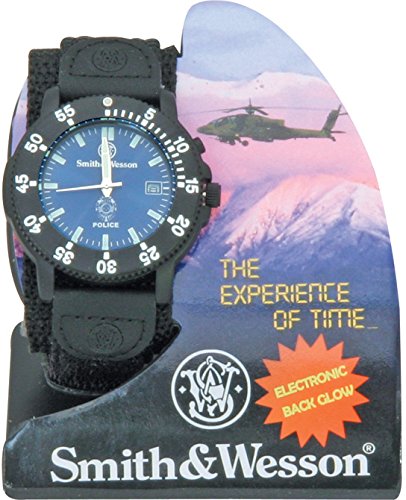 Smith & Wesson 455 Police Watch, Blue Dial & Black Nylon Strap