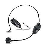 2.4G Dual Wireless Microphone Headset, UHF Wireless