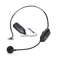2.4G Dual Wireless Microphone Headset, UHF Wireless