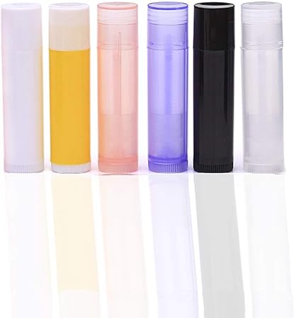 Amazon 60個 6色 リップバームチューブ 5g容量 回転式 口紅チューブ 手作り口紅容器 手作り化粧品 リップクリーム 詰め替え容器 Generies コスメ用詰替え容器 通販