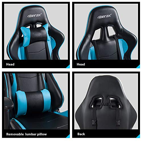 Merax gaming chair blue Clearance