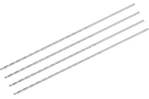 uxcell 2mm Twist Drill Bits, High-Speed Steel Straight Shank Extra Long Drill Bit 160mm Length for Wood Plastic Aluminum, 4pc