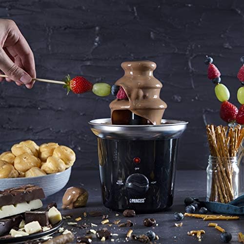 Fontaine à chocolat Princess 292994 noire - 3 étages - 0,4 L - 32 W - Maintien au chaud - Cuisine A Vivre Fontaine à chocolat Princess 292994 noire - 3 étages - 0,4 L - 32 W - Maintien au chaud