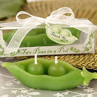 nananana Two Peas in a Pod Candle in Ivy Print Gift Box