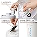 Ultrasonic Cool and Warm Mist Humidifier - Whisper Quiet Humidifier for Bedroom, Living Room, Babies, Home and Office - 4l Large Capacity, 24h Humidifying, Auto Shut-Off and Energy Efficient (White)