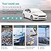 Tsumbay Car Windshield Sun Shade Blocks UV Rays Sun Visor Protector,Sun Cover for Car, 4 Layers of Protection Sunshade, Anti-Sunburn/Anti-Wind/Anti-Fog Large Sunshade Windshield Cover Fits Most Cars