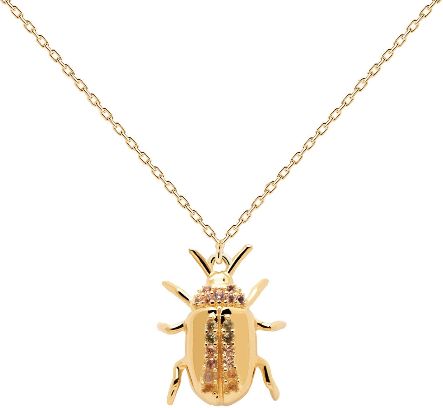 Collar Balance beetle P D Paola CO01-257-U plata