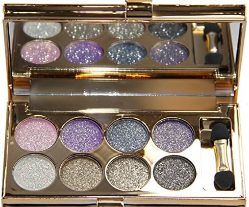 HAPPY CXL Make Up Eyeshadow Glitter 8 Colors Eye Shadow Palette Beauty Smoky Eye Glitter Shadow