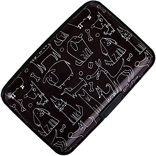 BOHONG Mini Aluminum Cards Wallet RFID Credit Card Holder RFID Credit Card Case Bussiness Card Case Metal ID Case for Men Women-Animals