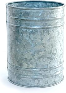 NIRMAN Galvanized metal Utensil Holder Crock, Utensil Holder Container for Kitchen Cooking Utensil.