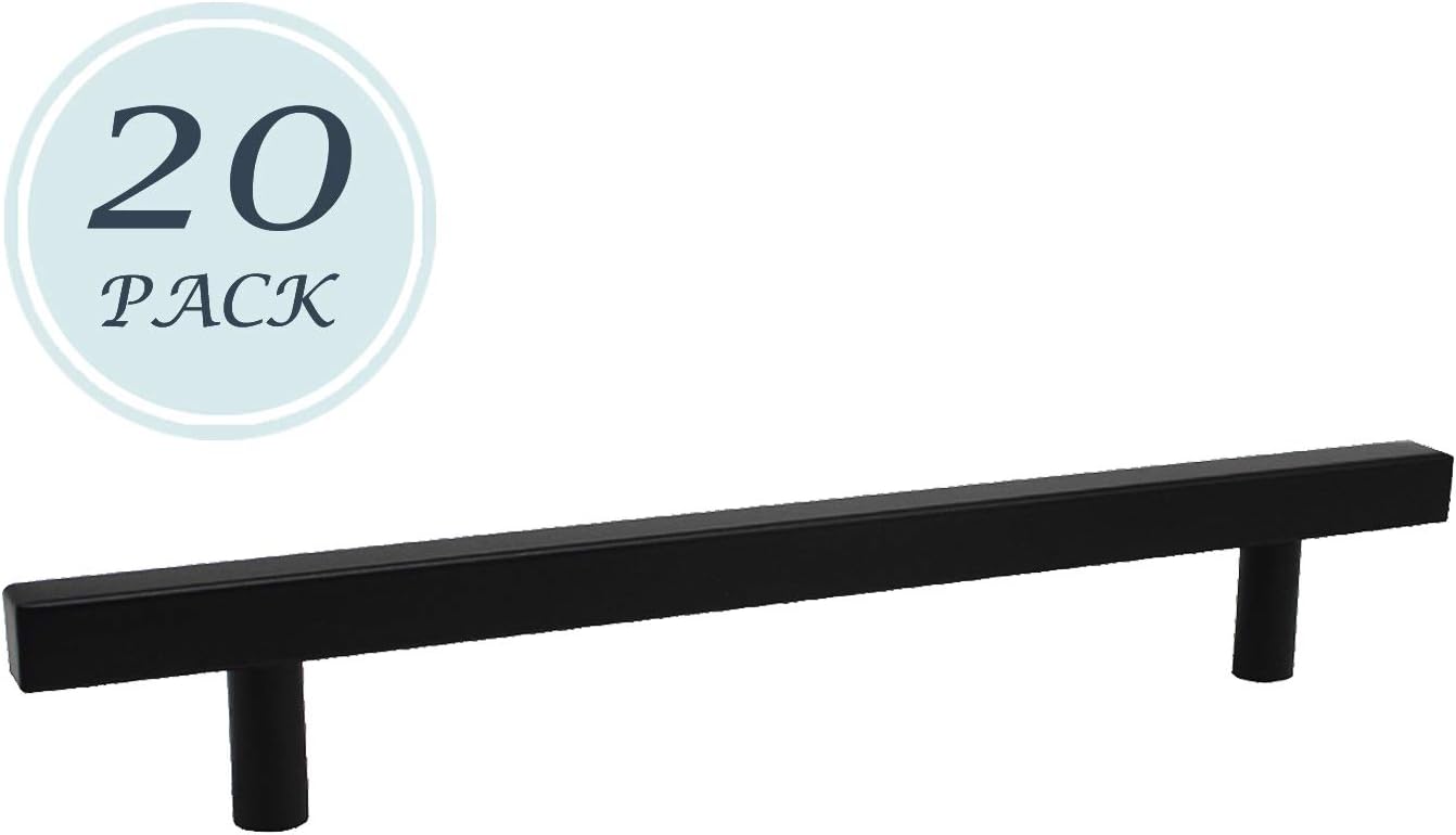 Kitchen Cabinet Pulls Matte Black Modern Square Bedroom Desk