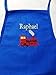 Personalized Children's Apron with Embroidered Name and Multiple Designs to Choose From