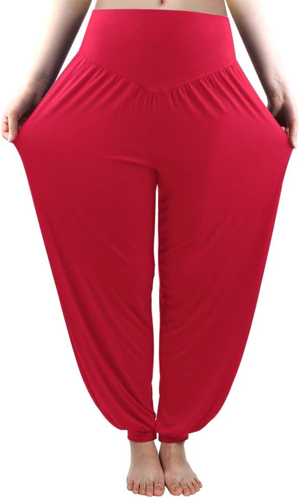 Women's Harem Pants Loose Casual Lounge Yoga Beach Pants Plus Size Joggers