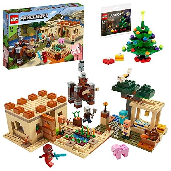 Lego Minecraft Iliger S Strike Christmas Tree Mini Set