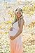 Maternity Dress Spaghetti Strap Gradient Color Sleeveless Sundress Beach Slip for Photograph