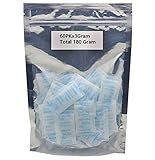 Silica Gel Desiccant Packets by LotFancy, 3Gram, Pack of 60