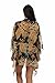 Floating Time Women's Floral Chiffon Kimono Cardigan Summer Beachwear Swimsuit Cover up (Black#11)