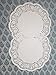 Paper DOILIES LACE 10.5 Inches Bulk 100 Pieces White Rose Design Paper Placement Table Doilies Paper Lace Disposable Perfect for Wedding, Birthday, Tea Party, Dining Tableware Decoration (100 Pieces)
