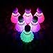 Senston LED Badminton Shuttlecocks Nylon, Dark Night Glow Badminton Ball Lighting for Outdoor Indoor Sports Activities 6 Pack