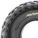 SunF A014 XC-Sport ATV & Go Kart 19x7-8 Knobby Tires, 6 PR, Tubeless (Pair of 2)