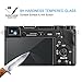 Glass Screen Protector for Sony Alpha A6000 A5000 A6300 NEX-7 NEX-3N NEX-5 NEX-6 NEX-6L, Mestron Tempered Glass Anti-Bubble Anti-scratch Anti-fingerprint Ultra-clear 9H Cover (3 Pack)