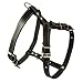 Real Leather Dog Walking Harness Medium Black, 21