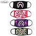 NF Orang 4 Pack Shark Mouth Face Mask Cotton (Black, Pink, Purple, Camouflage)