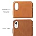 LONLI Basic | New Innovation Eco-Friendly Leather Case | Japanese Microfiber, Anti-Scratch Coating and Waterproof (Caramel Basic, iPhone X)