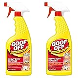 Goof Off FG720 Heavy Duty Spot Remover and Degreaser, Trigger Spray 16-Ounce, Pack of 2