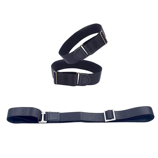 Buy AYOSUSH Men Belt Shirt Stays Shirt Lock Adjustable Soft and Smooth