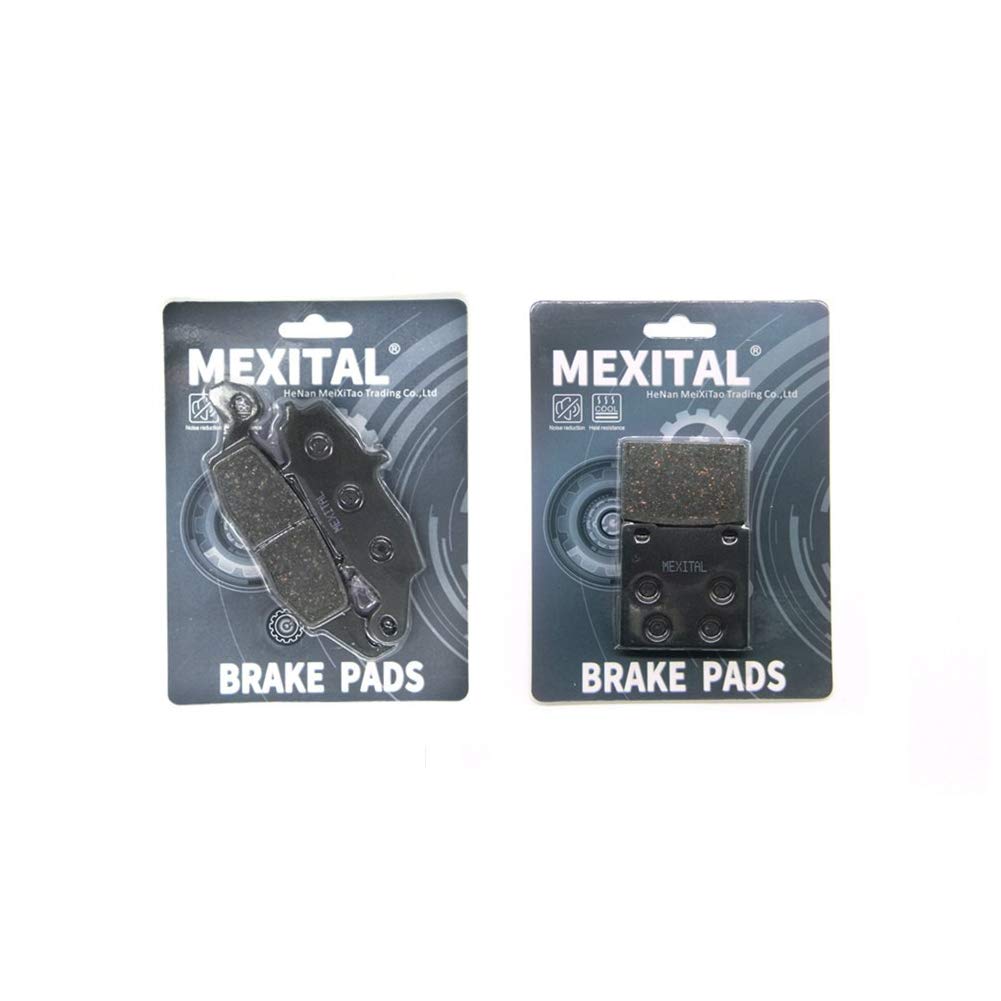 MEXITAL One Set Motorbike Brake Pads Front and Rear for GS 500 (E/K/FK) (96-08) MXB231-63