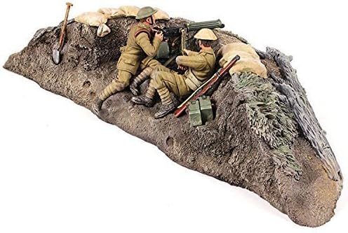 W Britain - 1916-18 British Vickers Gun and Crew, WWI #23109