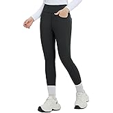 baleaf Women's Thick Fleece Lined Leggings Winter Warm Jeggings Water Resistant High Waisted Tights Snow Pants 4 Pockets
