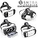 Vr Headset, Sneba Black Virtual Reality, Headset VR Glasses for 3D Video Movies Games for Apple iPhone 7 Plus, Samsung Huwei HTC More Smartphones
