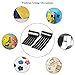 Self Adhesive Dots, 0.59 Inch Diameter 400pcs(200Pairs) Strong Sticky Hook Tapes, Square Adhesive Back Loop Nylon Strips with Waterproof Fastener,Perfect for School Classroom,Office,DIY-Black