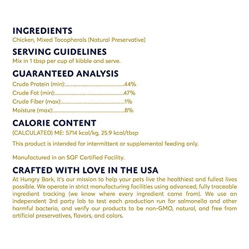 Hungry Bark FreezeDried Raw Meal Mixer • SingleIngredient Protein