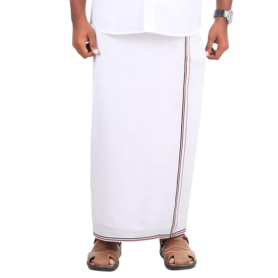 Men's Party Single Dhoti (Multicolour, Free Size)
