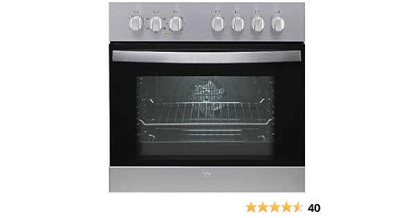 Teka HE 615 ME - Horno (56 L, 2550 W, Eléctrico, 2623 W, 230 V, 50/60 Hz)  Negro, Acero inoxidable : 239.25: Amazon.es: Grandes electrodomésticos